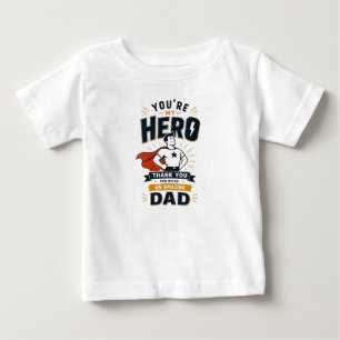 Bébé T-shirt de Foot drôle pour la Fête des Pères pour