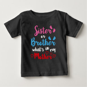 Bébé T-Shirt De Révélation De Sexe Pour Enfants