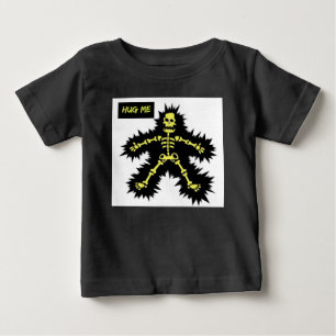 BÉBÉ T-SHIRT FUNNY SKELETON HUG ME POUR LES ENFANTS