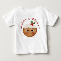 T-shirt Merry & Bright Noël pour tout-petit