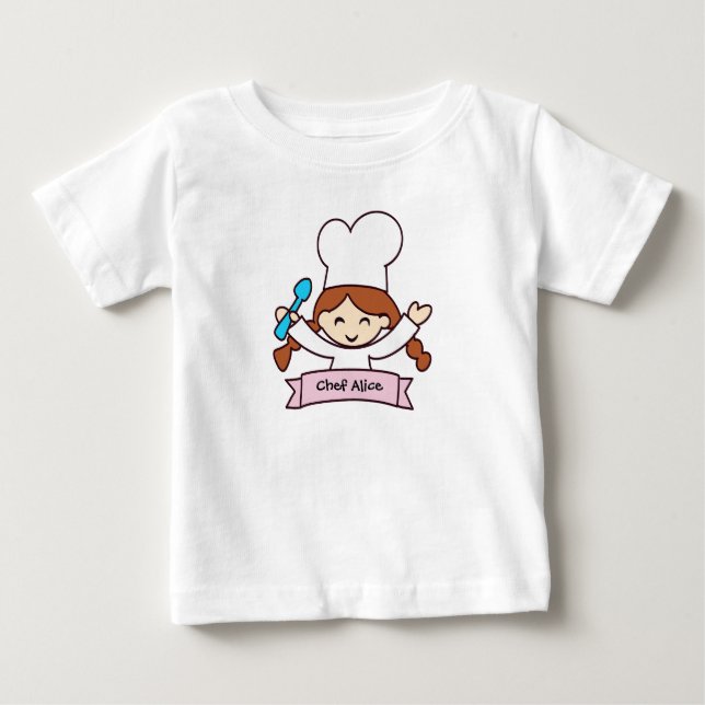 Bébé T-shirt Mini Masterchef pour les petits cuisiniers (Devant)