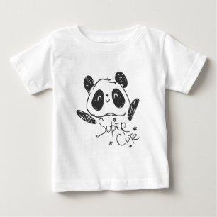Bébé T-shirt Panda Drôle, Cadeau pour Amateur d'Animaux