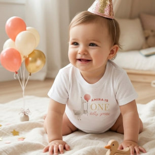 Bébé T-shirt personnalisé pour le 1er anniversaire de P