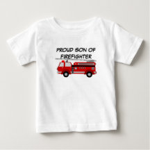 T-shirt pompier pour fils