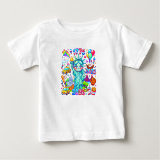 Bébé T-shirt pour enfants America 250 – Cute Patriotic