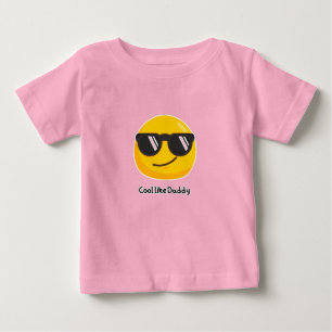 Bébé T-shirt pour enfants avec lunettes de soleil [Papa