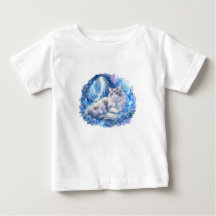 T-Shirt pour enfants Chat Fantastique Bleu