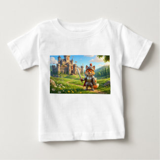 Bébé T-Shirt pour enfants Fox Knight Castle Dessin Anim