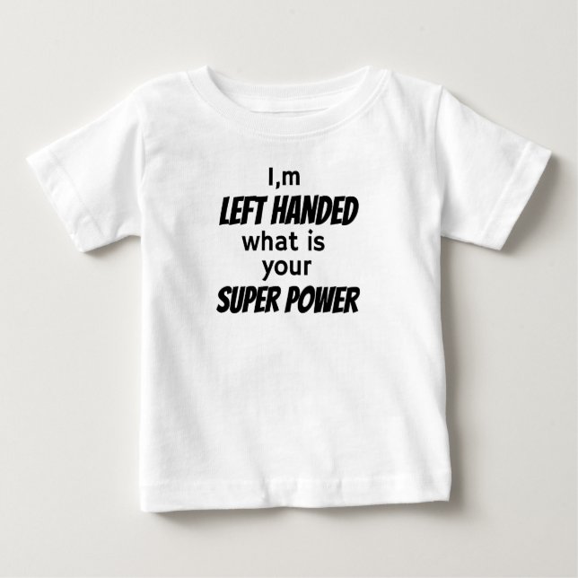 Bébé T-Shirt pour gaucher (Devant)