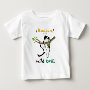 Bébé T-shirt pour le 1er anniversaire de Kitty Smoking
