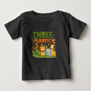 Bébé T-shirt pour le 3e anniversaire des enfants, Safar