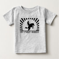 T-shirt pour le premier anniversaire de rodéo