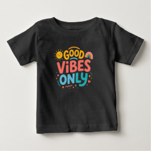 Bébé T-shirt pour tout-petit rétro aux bonnes vibration