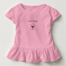 t-shirt ruffle pour nourrissons