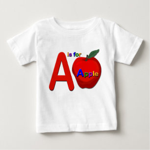 Bébé Un est pour le T-shirt pour enfants Apple