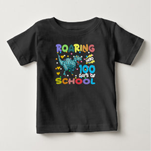 Bébé Un T-shirt 100 jours d'école pour enfants
