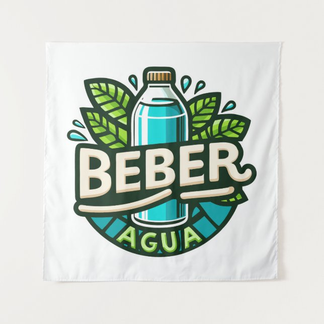 Beber agua tapestry (Front)