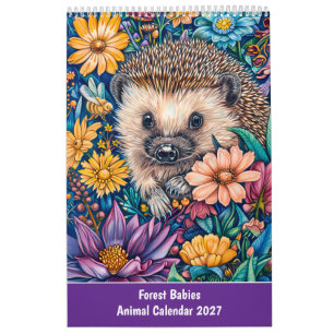 Bébés de la forêt – Calendrier des animaux