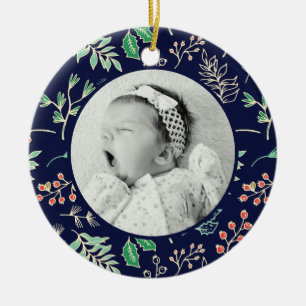 Bébés Premier Noël Ornement Motif de Noël