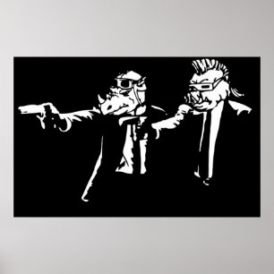 Bebop Rocksteady  Thug life  Pfiction mashup Poster