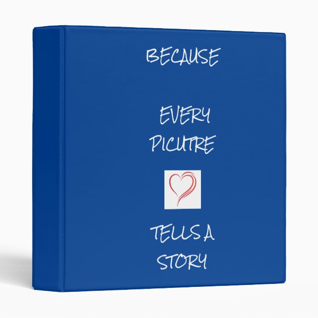 BECAUSE EVERY PICTURE TELLS A STORY BINDER (Front/Spine)