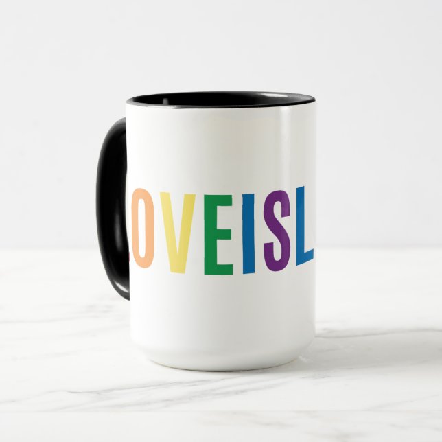 Because Love is Love Mug (Front Left)
