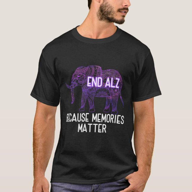Because Memories Problem Elephant Heimer  T-Shirt (Front)