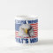 BECAUSE MERICA THAT'S WHY US Flag Eagle Coffee Mug