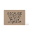 Because you brightened my life BRIDESMAID CARD