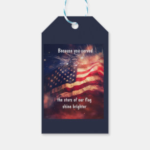 Because you served gift tags
