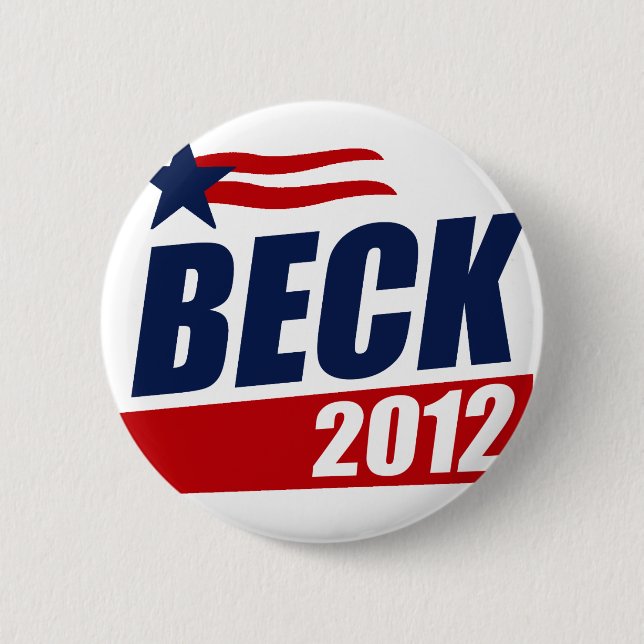 Beck 2012 2 inch round button (Front)