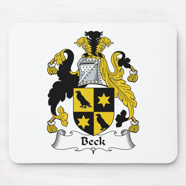 Beck Family Crest Mouse Pad (Front)