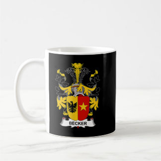 Becker Coat of Arms Family Crest Coffee Mug