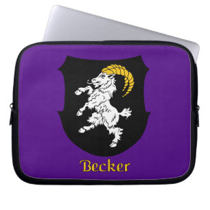Becker Historical Shield Laptop Sleeve