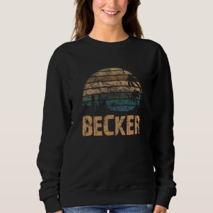 Becker Vintage Sunset Distressed Sweatshirt