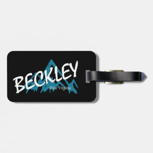 Beckley West Virginia Mountains Luggage Tag