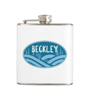 Beckley West Virginia Outdoors Hip Flask