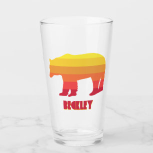 Beckley West Virginia Rainbow Bear Glass