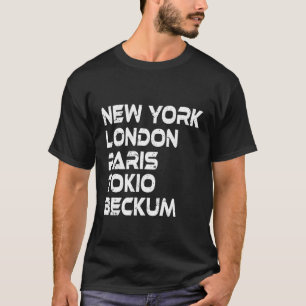 Beckum New York Londres Tokio Paris T-Shirt