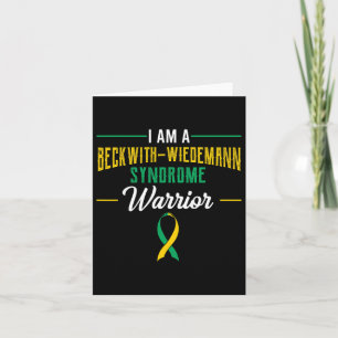 Beckwith–wiedemann Syndrome Awareness Ribbon Bws W Card