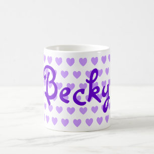 Becky in Purple Coffee Mug