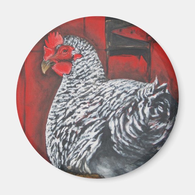 Becky's Chicken Magnet (Front)