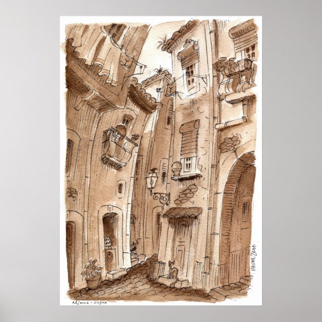 beco da alfama poster (Front)