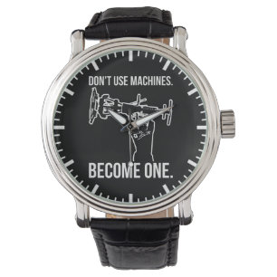 Become A Machine - Funny Cartoon Strongman Lifting Watch