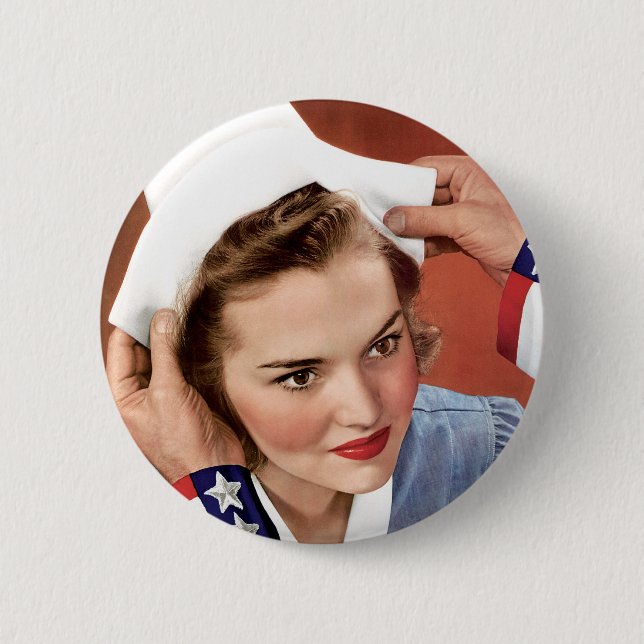 Become A Nurse 2 Inch Round Button (Front)