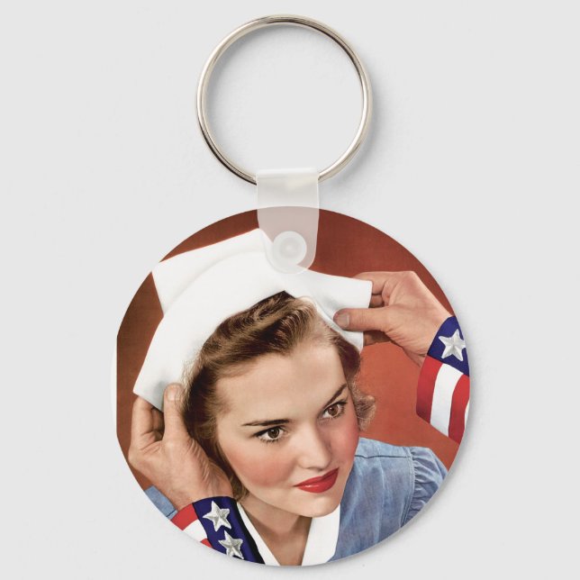 Become A Nurse Keychain (Front)