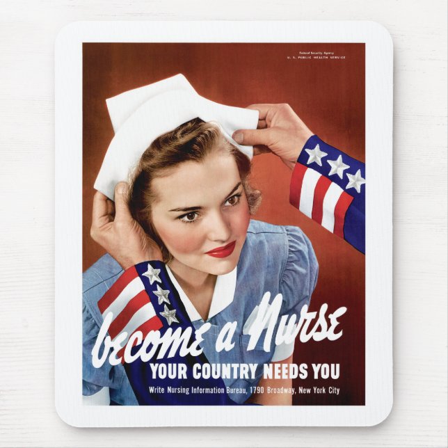 Become a Nurse Mouse Pad (Front)