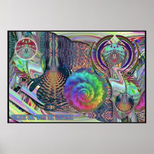 Become One with the Universe Poster