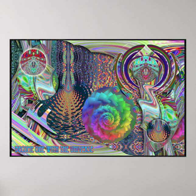 Become One with the Universe Poster (Front)