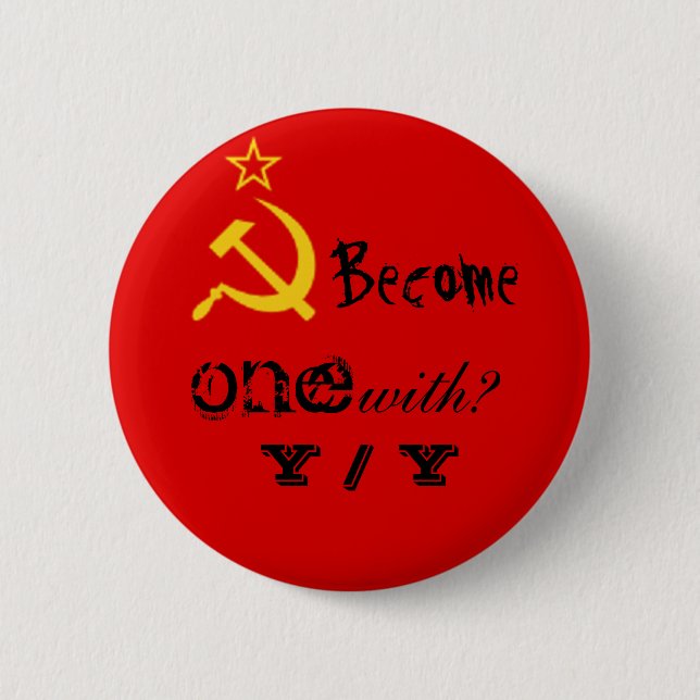 Become one with? Y / Y 2 Inch Round Button (Front)
